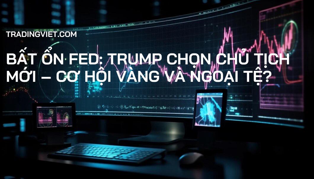 Bất ổn Fed: Trump chọn Chủ tịch mới – Cơ hội Vàng và Ngoại tệ?