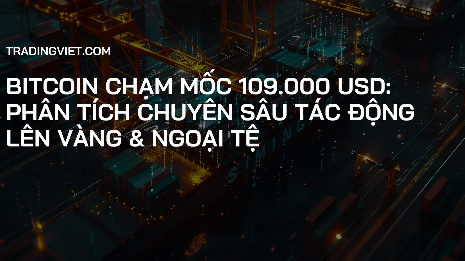 Bitcoin Chạm Mốc 109.000 USD: Phân Tích Chuyên Sâu Tác Động Lên Vàng & Ngoại Tệ