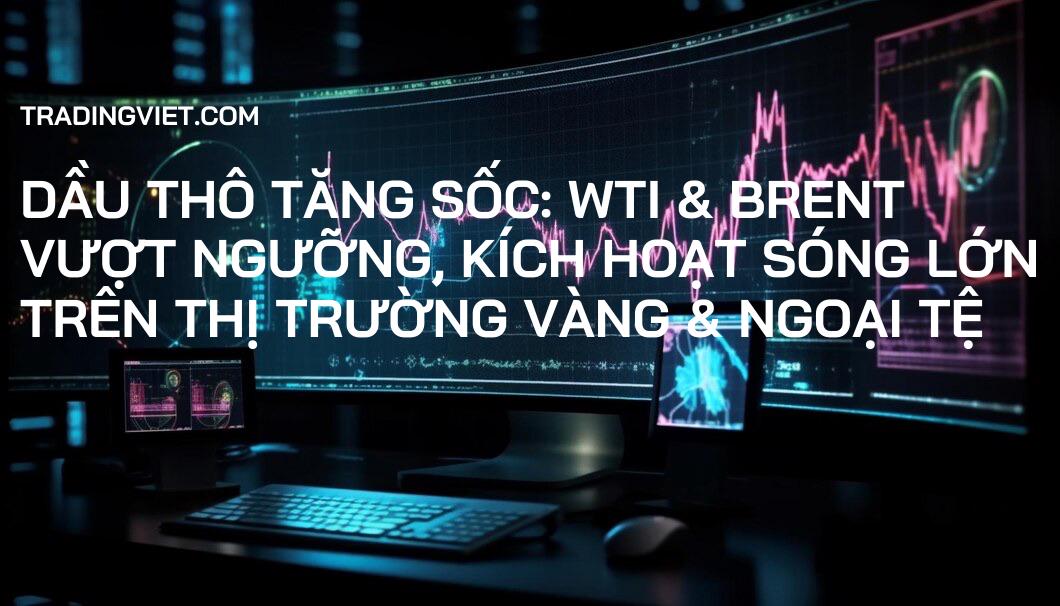 Dầu thô Tăng Sốc: WTI & Brent Vượt Ngưỡng, Kích Hoạt Sóng Lớn Trên Thị Trường Vàng & Ngoại Tệ