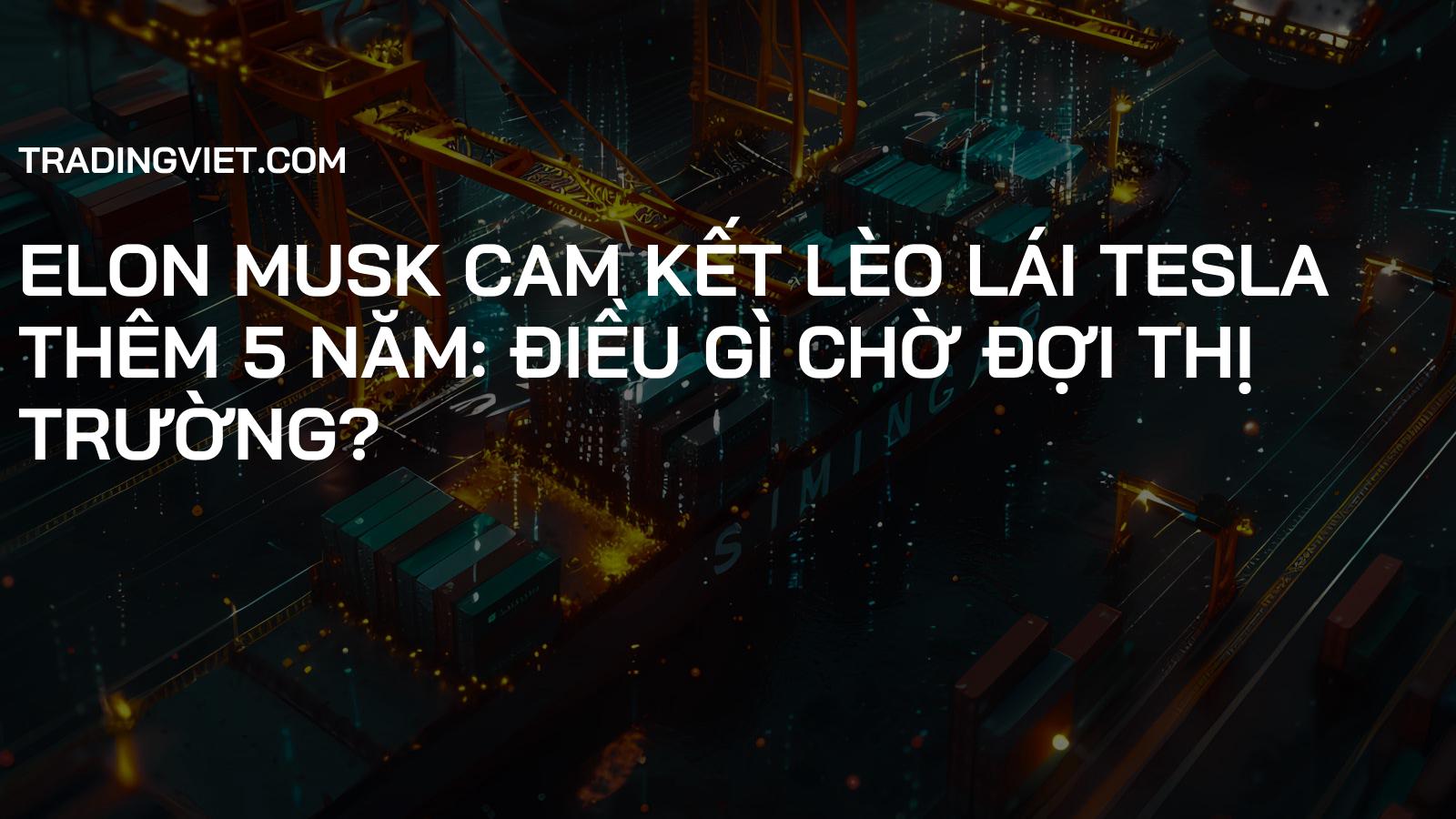 Elon Musk Cam Kết Lèo Lái Tesla Thêm 5 Năm: Điều Gì Chờ Đợi Thị Trường?