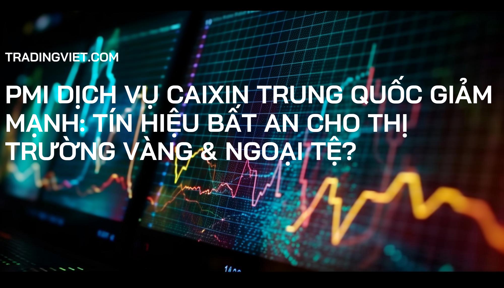 PMI Dịch Vụ Caixin Trung Quốc Giảm Mạnh: Tín Hiệu Bất An Cho Thị Trường Vàng & Ngoại Tệ?