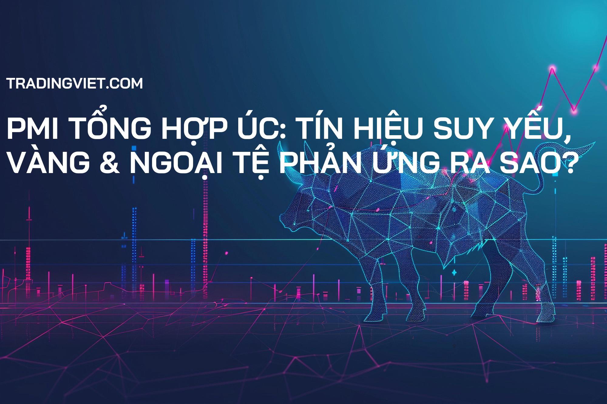 PMI Tổng hợp Úc: Tín hiệu suy yếu, Vàng & Ngoại tệ phản ứng ra sao?