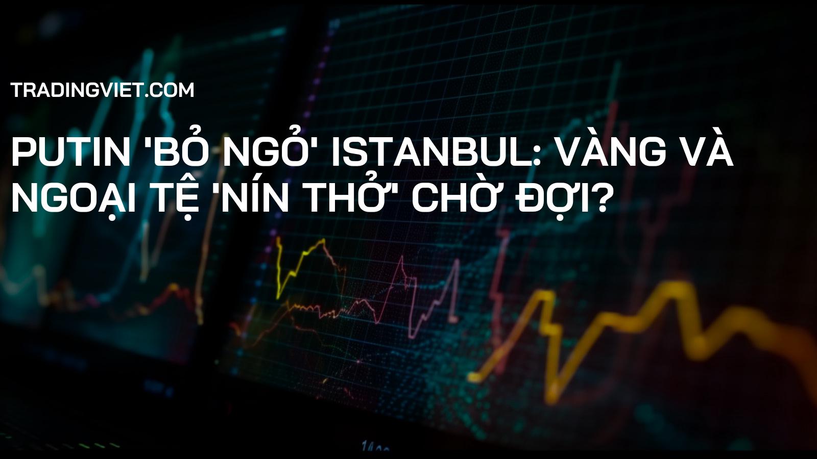 Putin 'bỏ ngỏ' Istanbul: Vàng và Ngoại tệ 'nín thở' chờ đợi?