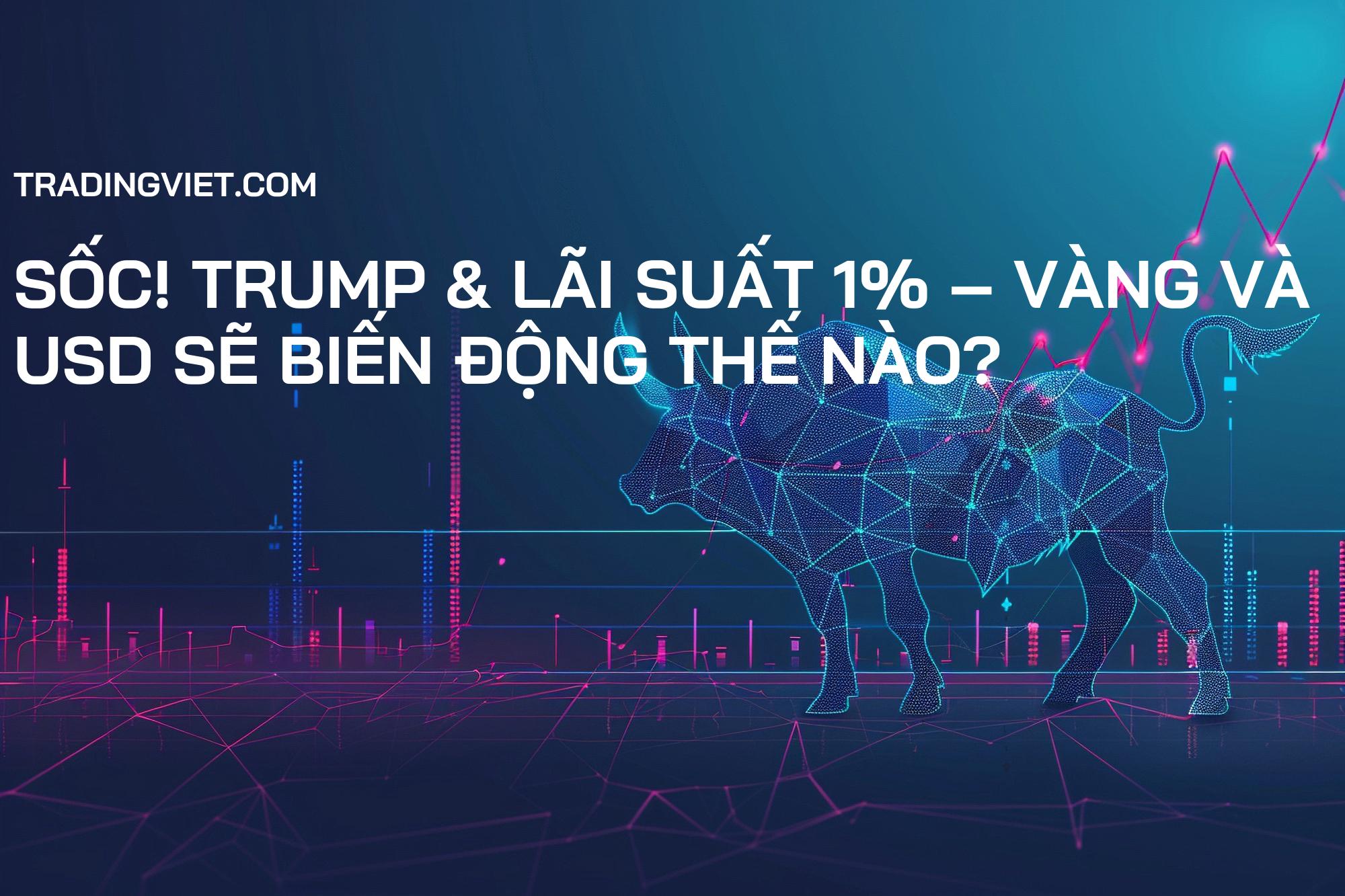 Sốc! Trump & Lãi Suất 1% – Vàng và USD Sẽ Biến Động Thế Nào?