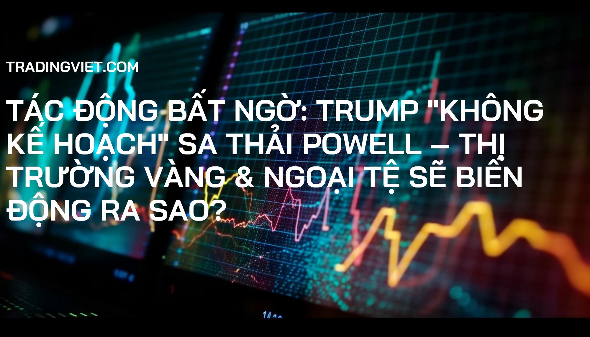 Tác Động Bất Ngờ: Trump "Không Kế Hoạch" Sa Thải Powell – Thị Trường Vàng & Ngoại Tệ Sẽ Biến Động Ra Sao?