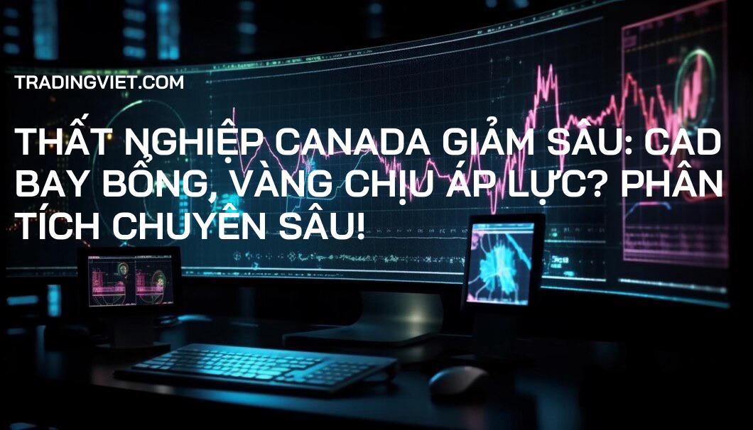 Thất nghiệp Canada giảm sâu: CAD bay bổng, vàng chịu áp lực? Phân tích chuyên sâu!