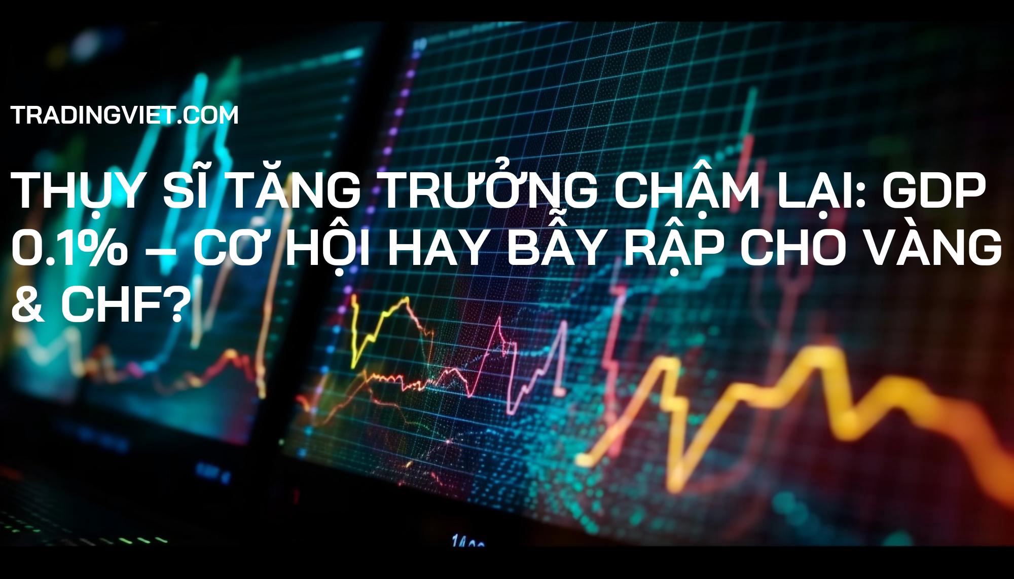 Thụy Sĩ Tăng Trưởng Chậm Lại: GDP 0.1% – Cơ Hội Hay Bẫy Rập Cho Vàng & CHF?