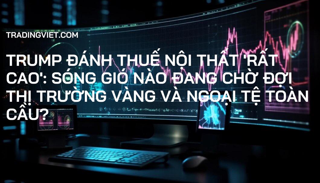 Trump đánh thuế nội thất 'rất cao': Sóng gió nào đang chờ đợi thị trường vàng và ngoại tệ toàn cầu?