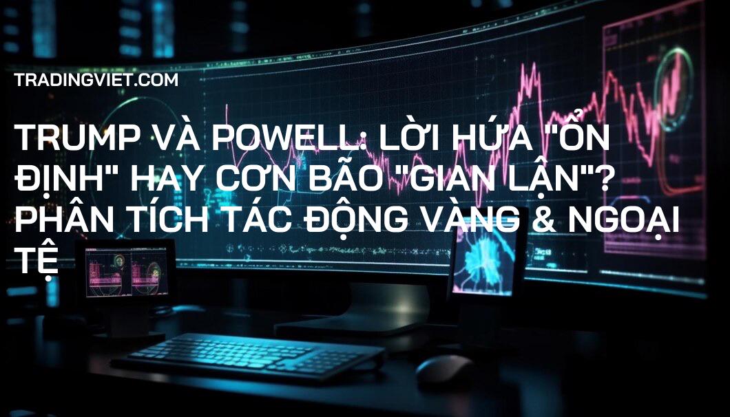 Trump và Powell: Lời Hứa "Ổn Định" Hay Cơn Bão "Gian Lận"? Phân Tích Tác Động Vàng & Ngoại Tệ