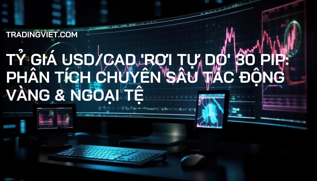 Tỷ giá USD/CAD 'Rơi Tự Do' 30 Pip: Phân Tích Chuyên Sâu Tác Động Vàng & Ngoại Tệ
