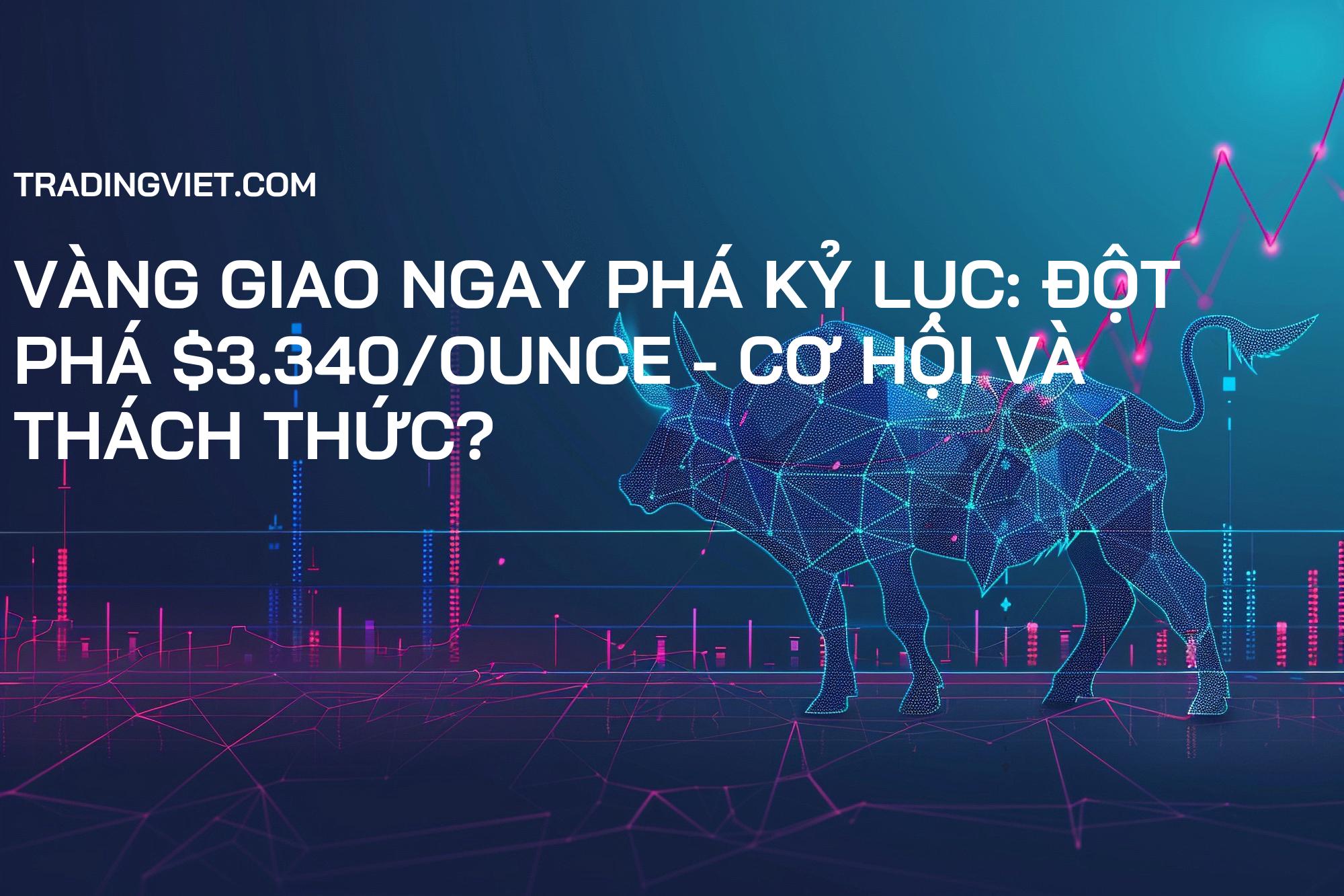 Vàng Giao Ngay Phá Kỷ Lục: Đột Phá $3.340/ounce - Cơ Hội và Thách Thức?