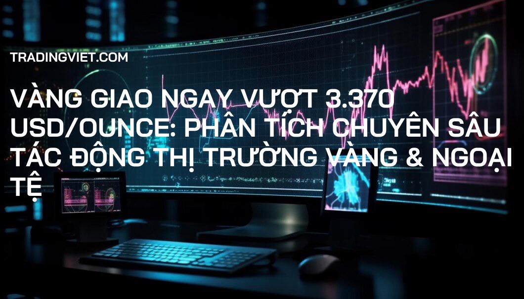 Vàng Giao Ngay Vượt 3.370 USD/ounce: Phân Tích Chuyên Sâu Tác Động Thị Trường Vàng & Ngoại Tệ