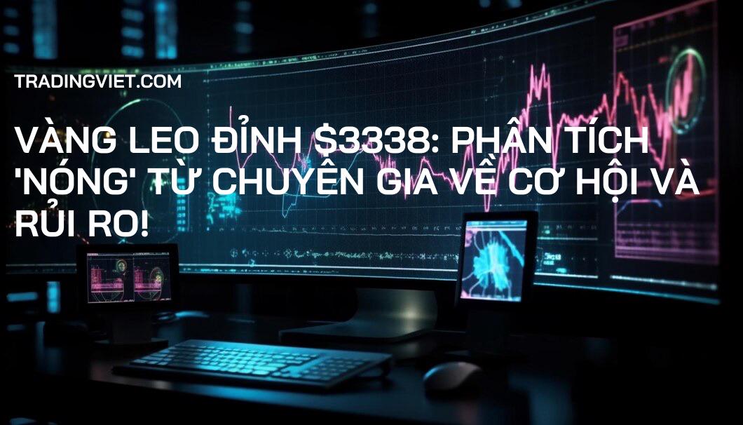 Vàng leo đỉnh $3338: Phân tích 'nóng' từ chuyên gia về cơ hội và rủi ro!